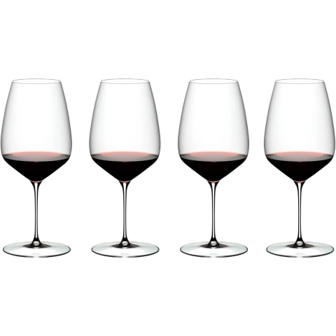 Riedel Wijnglazenset - Rode Wijnglazen - Veloce - Cabernet - 830 ml - 4 Stuks