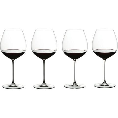 Riedel Wijnglazenset - Rode Wijnglazen - Veritas - Pinot noir - 710 ml - 4 stuks