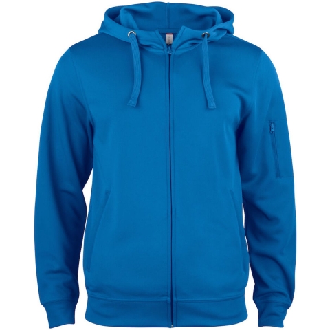 Clique 021014 Basic Active Hoody FZ - Kobalt - M