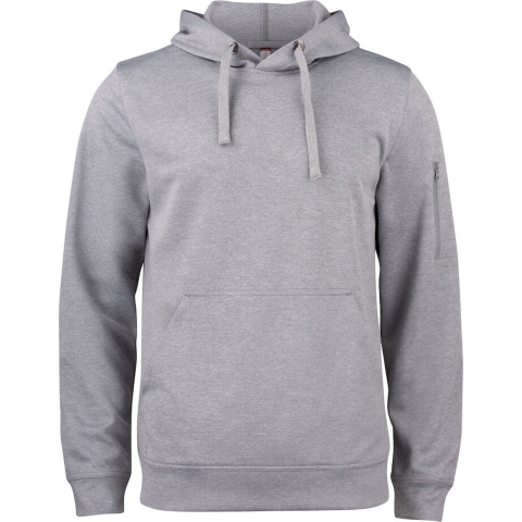 Clique 021011 Basic Active Hoody - Grijsmelange - 4XL