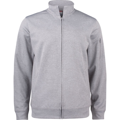 Clique 021016 Basic Active Cardigan - Grijsmelange - XXL