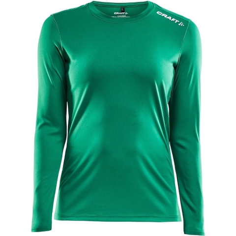 Craft 1907365 Rush LS Tee W - Team Green - XS