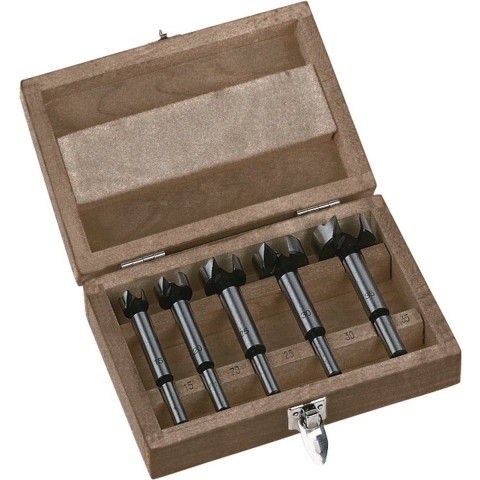 Milwaukee Accessoires Set speedboren in houten kistje (5-delig) - 4932373379