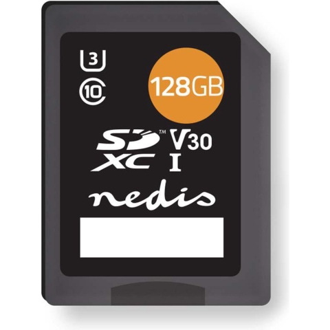 Nedis Geheugenkaart | SDXC | 128 GB | UHS-I | 1 stuks - MSDC128100BK MSDC128100BK
