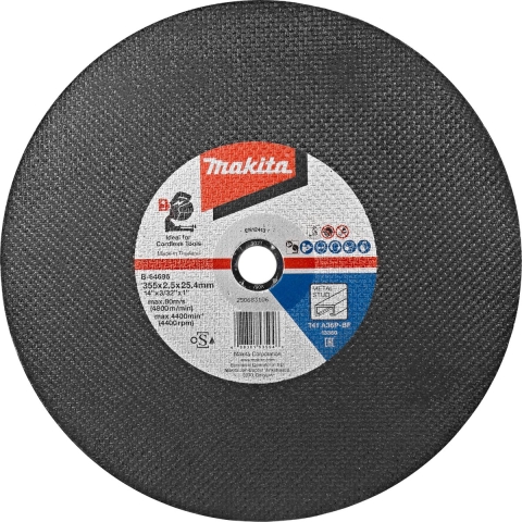 Makita Doorslijpschijf 355XX25,4 Metaal - B-64696-5 ( 5 stuks)