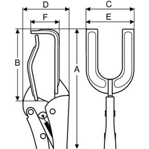 Bahco lasklemtang 280 mm | 2965-280