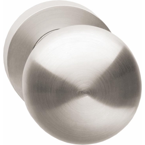Intersteel | Knop op rozet | Nikkel Mat