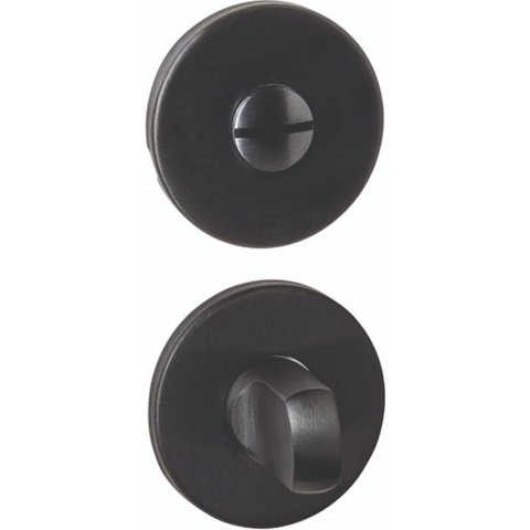 Intersteel Q WC-sluiting verdekt ø52x6mm met stift 6-8mm pvd zwart