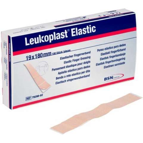 2x Leukoplast Vinger19x180mm 100 stuks
