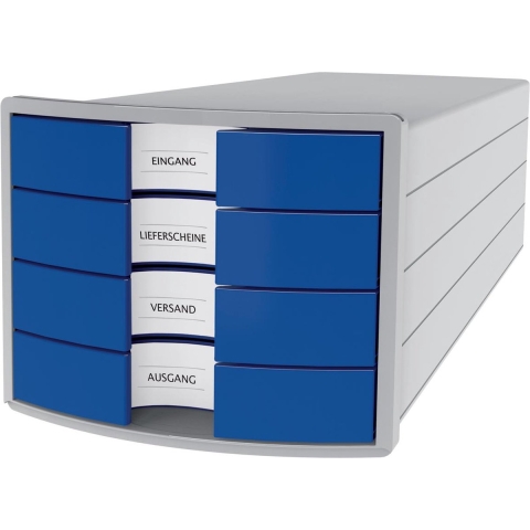 HAN HA-1012-14 Ladenkast Impuls Met 4 Gesloten Laden Blauw
