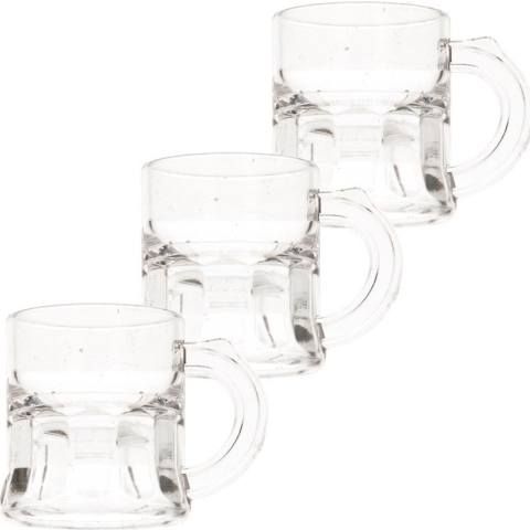 50x Shotglaasjes met handvat 2cl -