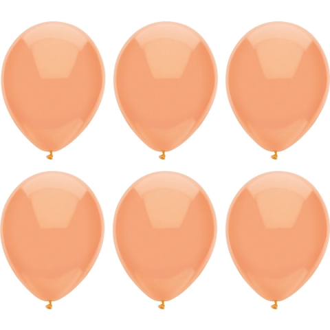 Ballonnen verjaardag/thema feest - 300x stuks - perzik roze - 29 cm -