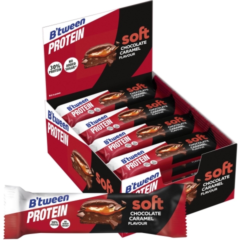 12x Hero B'tween Proteinreep Soft Chocolate Caramel 45 gr
