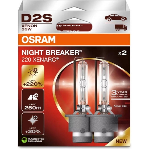 OSRAM 66240XN2-2HB Xenonlamp Xenarc Night Breaker 220 D2S 35 W 85 V