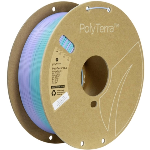 Polymaker PA04038 Gradient Filament PLA kunststof Gering kunststofgehalte, Mat, Meerkleurig 1.75 mm 1000 g Winter PolyTerra™ 1 stuk(s)