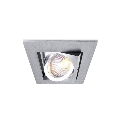 Deko Light Kardan I 110100 Plafondinbouwring LED, Halogeen GU5.3, MR16 50 W Zilver
