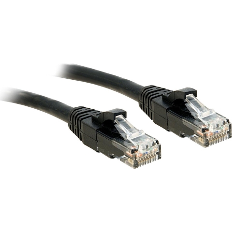 LINDY 48084 RJ45 Netwerkkabel, patchkabel CAT 6 U/UTP 20.00 m Zwart 1 stuk(s)