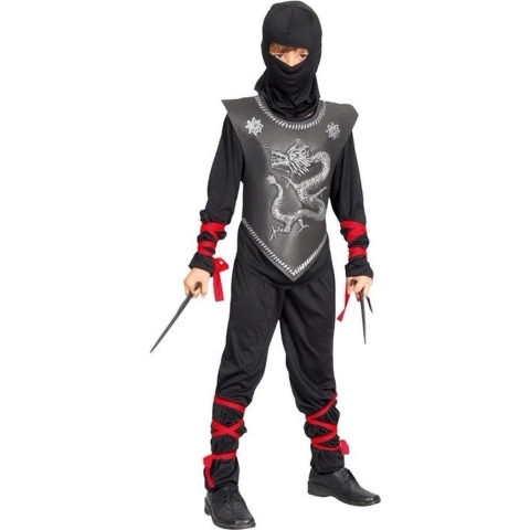 Ninja kostuum voor kinderen 120-130 (7-9 jaar) -