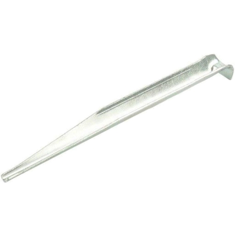 24x grondpennen/tentharingen aluminium geribbeld 18,5 cm -