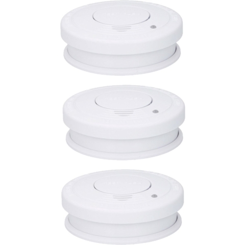 Grundig Rookmelder - 3x - wit - optische rookmelder - infrarood - 10 cm -