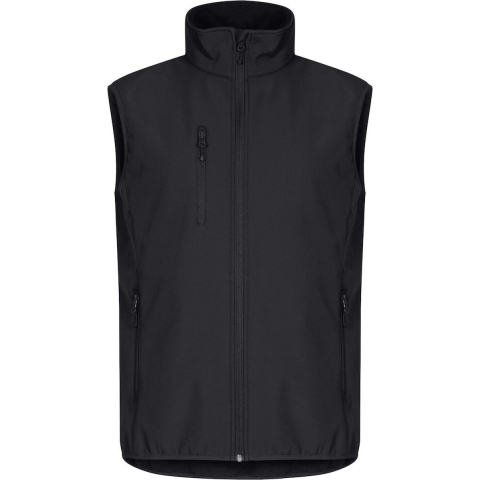 Clique 0200911 Classic Softshell Vest - Zwart - 4XL