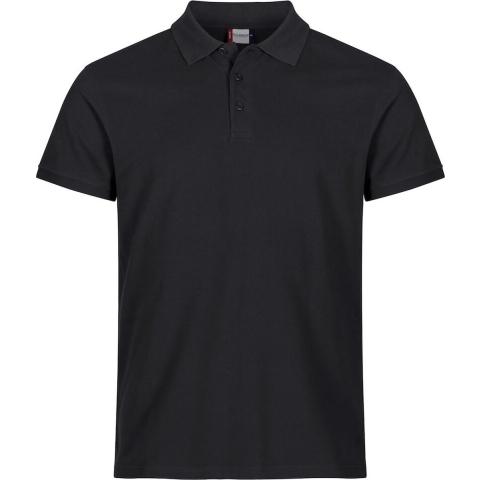 Clique 028260 Heavy Premium Polo - Zwart - XL