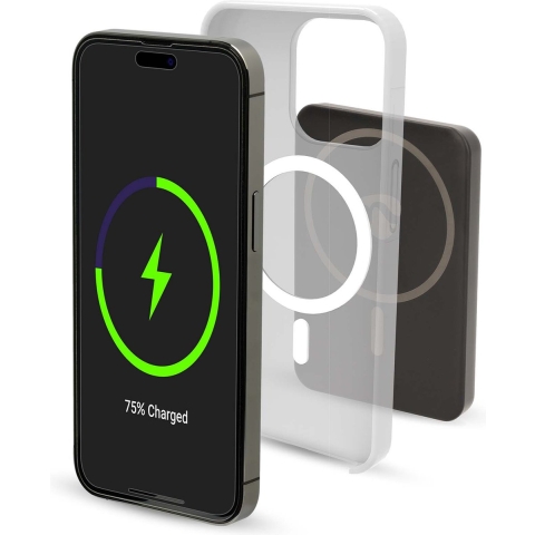 Nedis Powerbank | 5000 mAh | Draadloos opladen | 1.67 / 2.22 / 3.0 A | Outputs: 1 | Output: 1x USB-C™ | Inputs: 1x USB-C™ | PD3.0 20W |