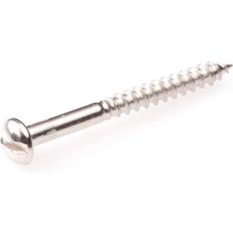 Hoenderdaal Houtschroef Messing Vernikkeld Bk Zs Din96 2.5X20 | 200 stuks - 0111.24.05020