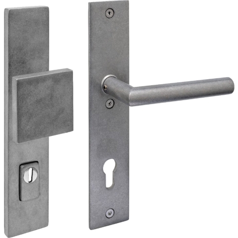 Intersteel SKG3 veiligheidsbeslag greep/kruk Jura PC92 met kerntrekbeveiliging RVS Getrommeld