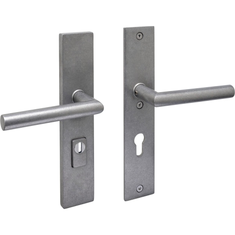 Intersteel SKG3 veiligheidsbeslag kruk/kruk Jura PC72 met kerntrekbeveiliging RVS Getrommeld