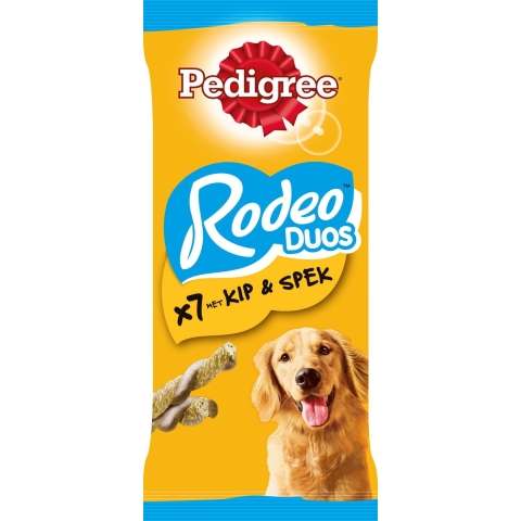 10x Pedigree Rodeo Kauwsticks Duo Hondensnacks Kip&Bacon 123 gr
