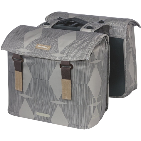 Dubbele fietstas Elegance MIK 2.0 40-49L Chateau Taupe