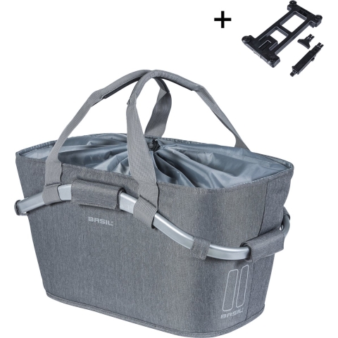 Fietsmand 2Day Carry All Rear Basket MIK 2.0 Grijs 22L