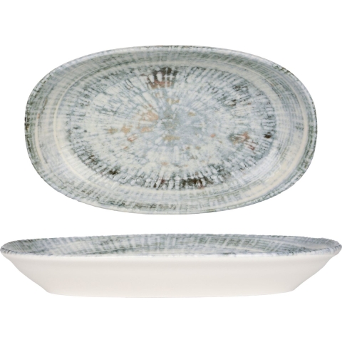Bonna Serveerschaal - Odette - Porselein - 24x14 cm - set van 2