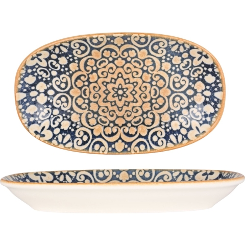 Bonna Serveerschaal - Alhambra - Porselein - 24x14 cm - set van 2