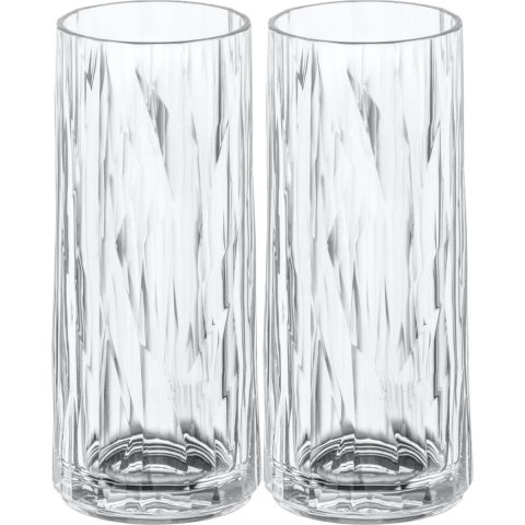 Koziol - Club No.3 - Superglas - 250ml - Longdrink - Set van 2