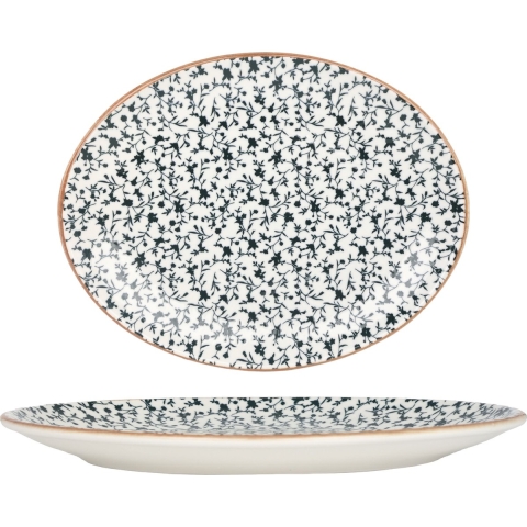 Bonna Serveerschaal - Calif - Porselein - 31x24 cm - set van 2