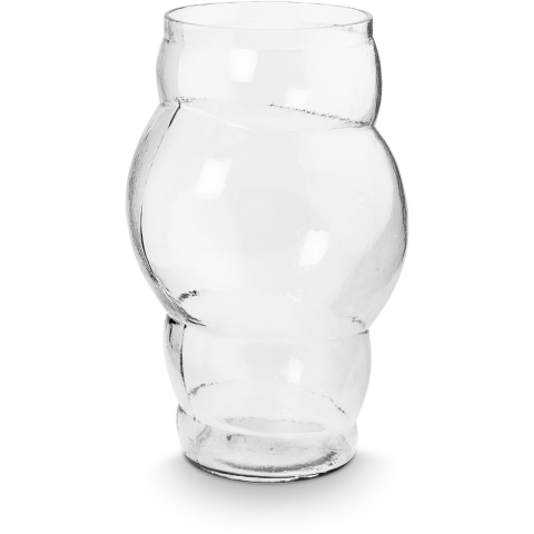 vtwonen - Bloemenvaas - Woonaccessoires - Glazen vaas - 24x35cm