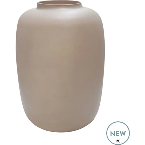 Vase The World Artic M matte ivory Ø25 x H35 cm