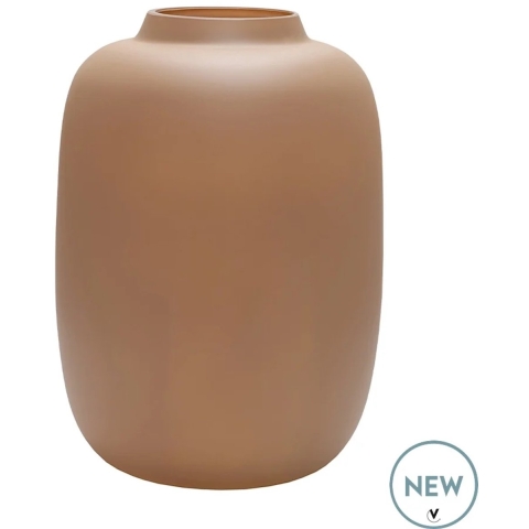 Vase The World Artic S matte sand Ø21 x H29 cm