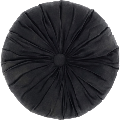 Unique Living - Kussen Basics 40cm Ø Black