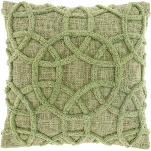 Unique Living - Kussen Everon - 45x45cm - theegroen