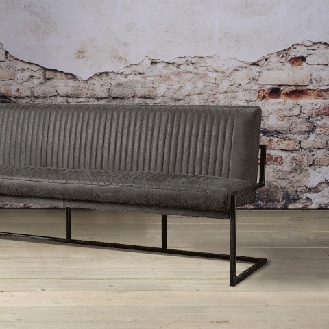 Anli-Style Tower living Ferro bench 205 - Savannah anthracite