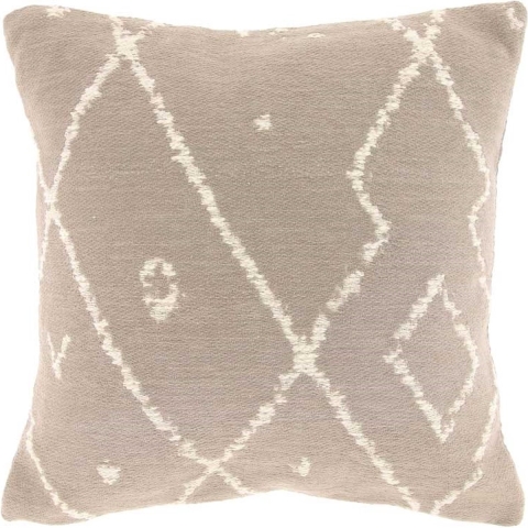 Unique Living - Kussen Tobi - 45x45cm - Chateau Grijs