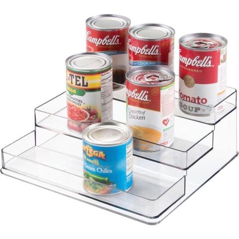 iDesign - Kruiden Organizer, 25.4 x 23.4 x 10.2 cm, Kunststof, Transpa