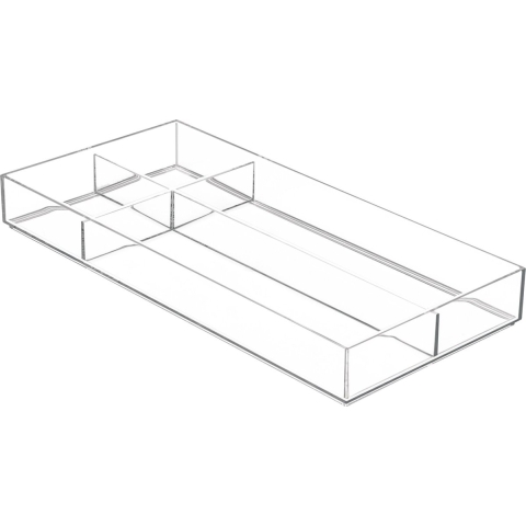 iDesign - Lade Organizer, Make-up Organizer, 4 Vakken, 20.3 x 40.6 x 5