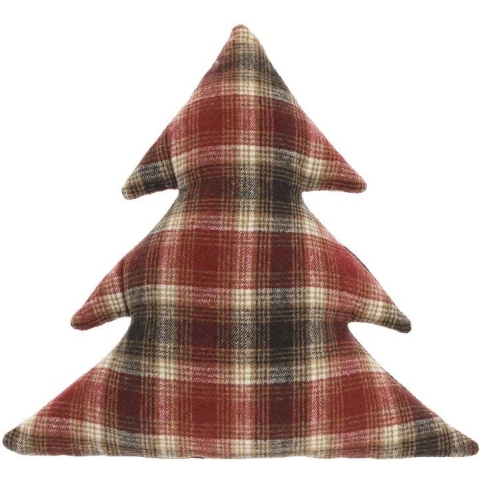 Unique Living - Sierkussen Check Tree Dessin 4 - 50x50cm