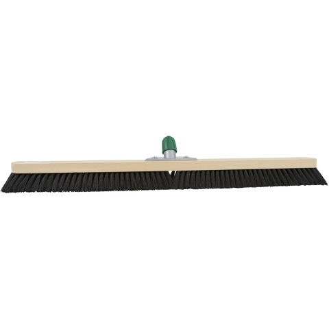 Bezemkop binnen - zwart - FSC hout/paardenhaar - 80 cm -