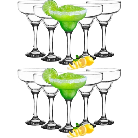 Cocktail glazen - 12x - margarita - 300 ml - glas -
