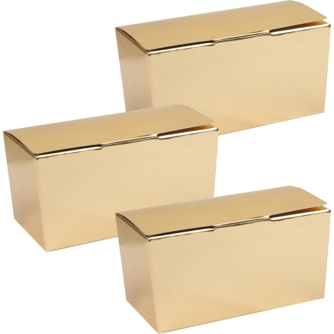 Cadeaudoosje/bonbondoosje - 11 x 5 cm - Bruiloft bedankje - 50x stuks - goud - 125 gram -